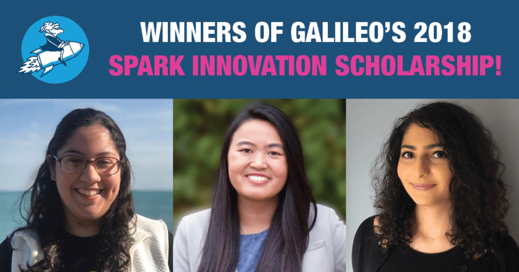 Spark Innovation Scholarship winners - 2018