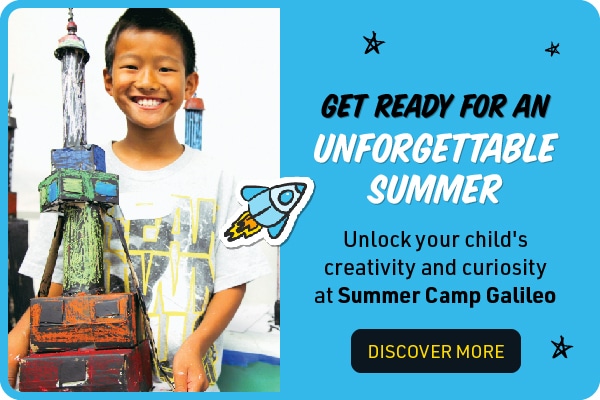 Unlock your child’s creativity and curiosity at Summer Camp Galileo. Discover more!