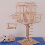 Craft Stick DIY: Treehouse Architecture - Camp Galileo Anywhere Live Online Classes for 4th & 5th Graders. Social interaction & enriching creativity after school.