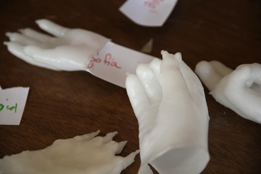 Wax hands after drying